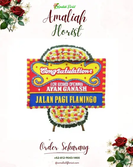 Sewa Papan Bunga Gedawung